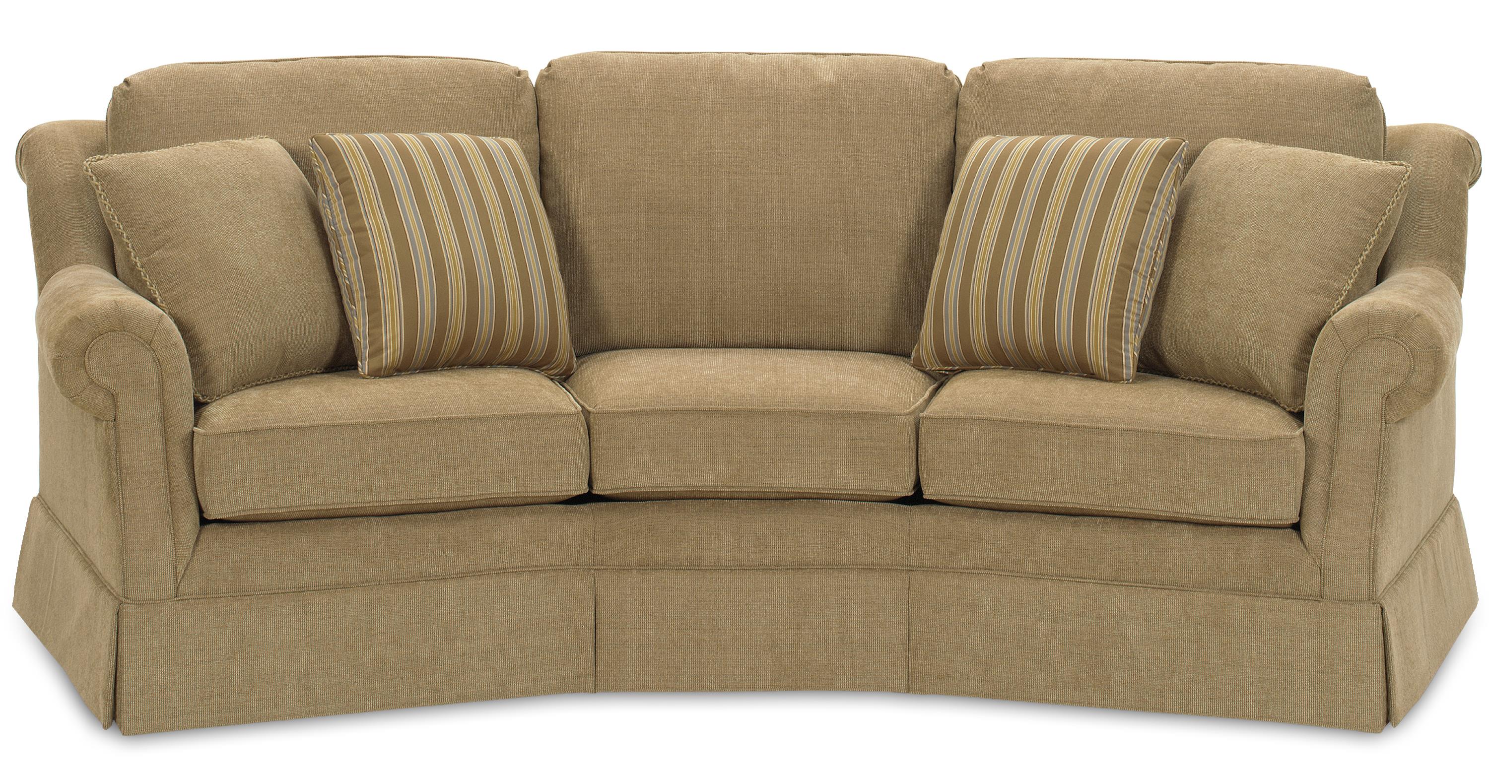 Temple Furniture Bayside Traditional Conversation Sofa with Skirted